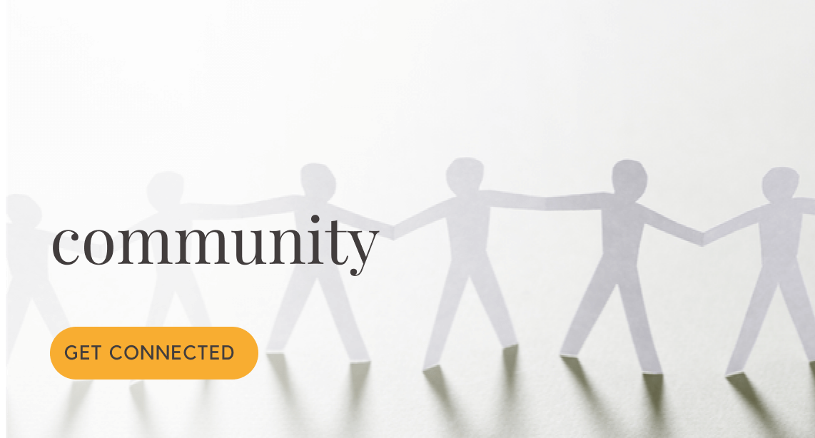 community image with button